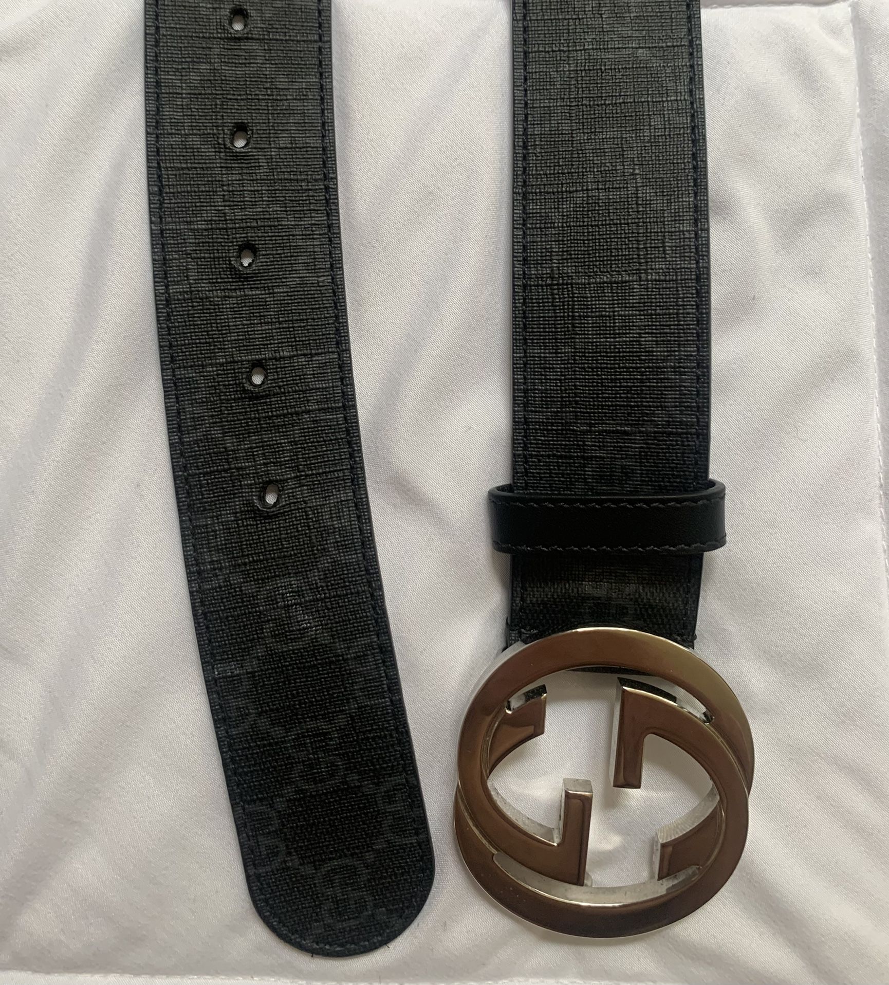 Gucci GG Supreme Belt With G Buckle (Size 110)