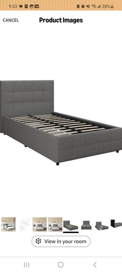 Twin bed headboard and drawers