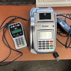 First Data card reader + terminal 