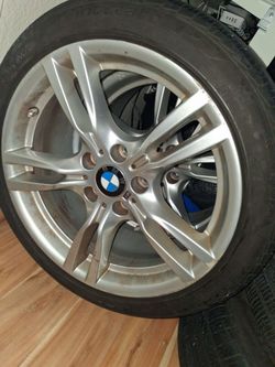 BMW M Sport Silver Alloy Wheel with Tire