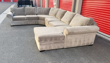 Gray Sofa, Couch Sectional ( Delivery Available)