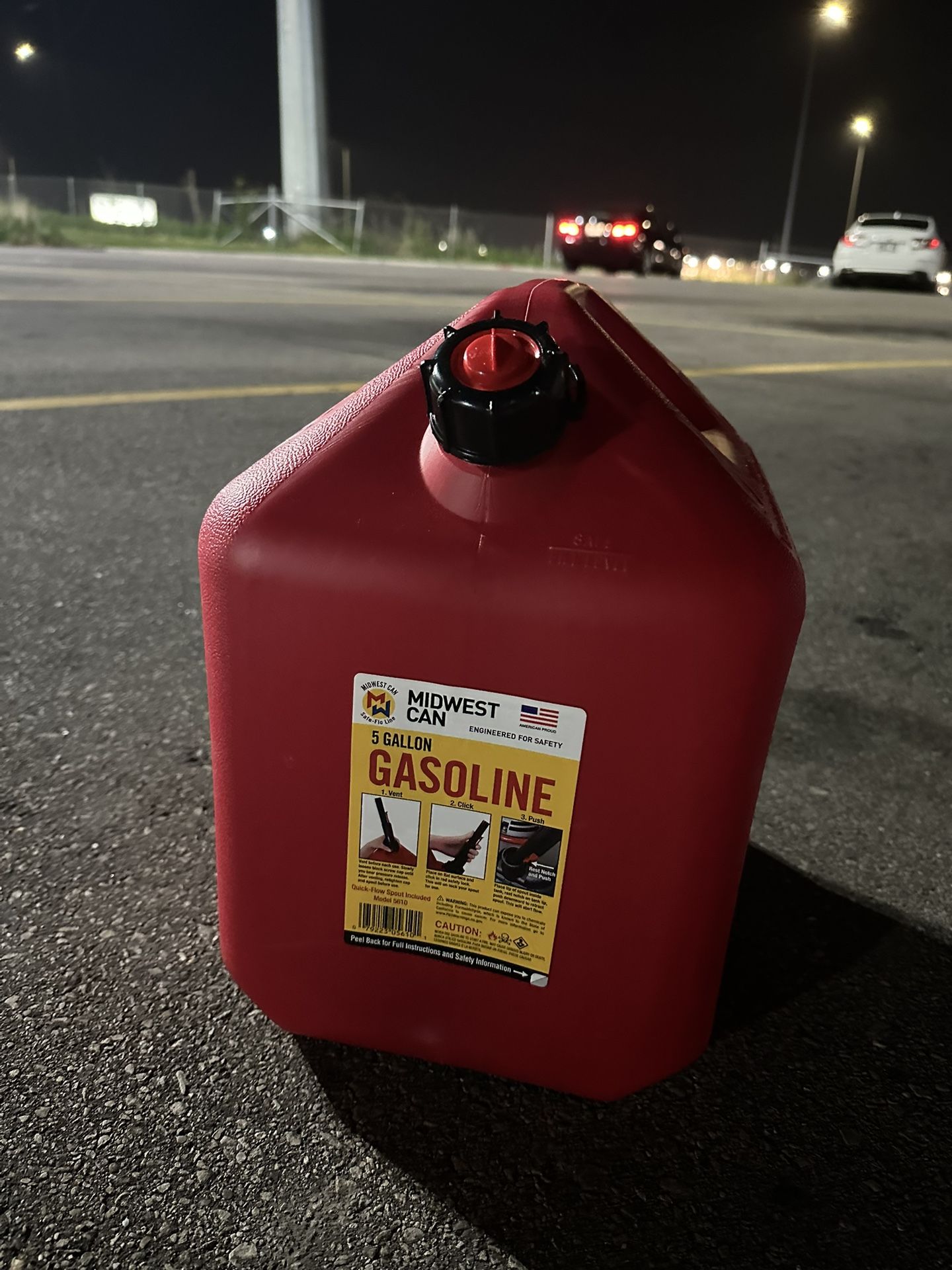 Gasoline Midwest Can