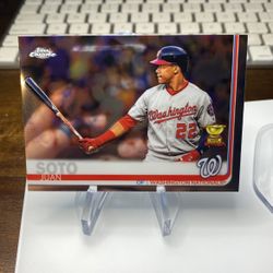 Juan Soto Topps Chrome Rookie psa10!?!