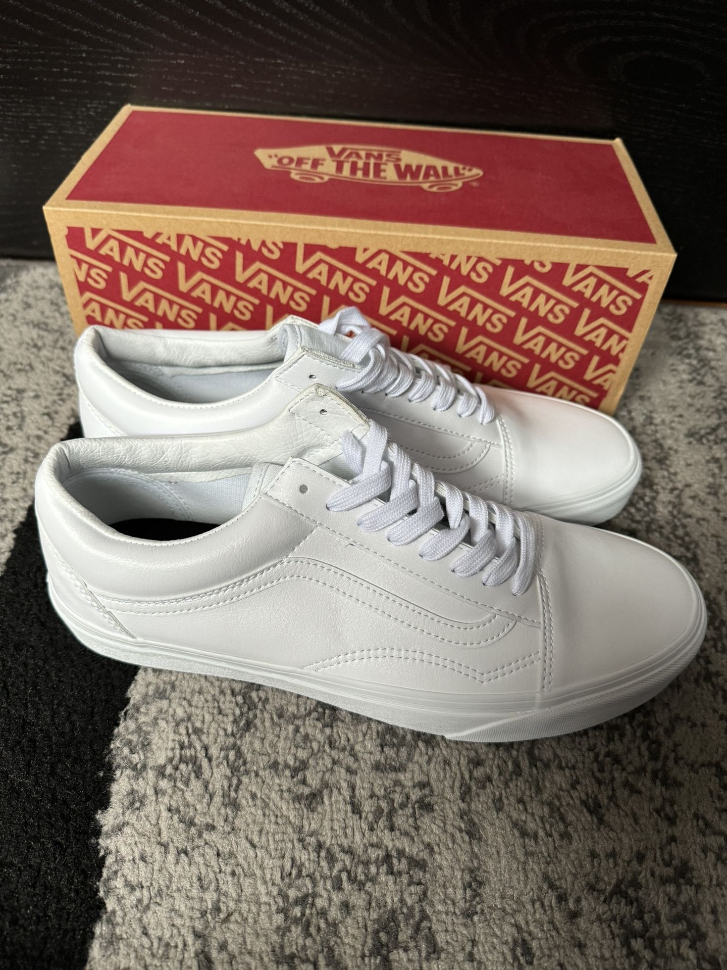  Vans Old Skool Classic Tumble Truewhite