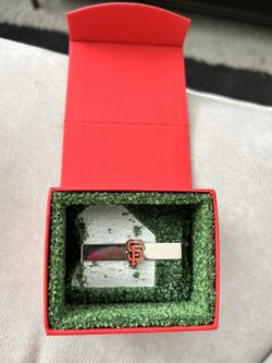 San Francisco Giants Silver Tie Clip