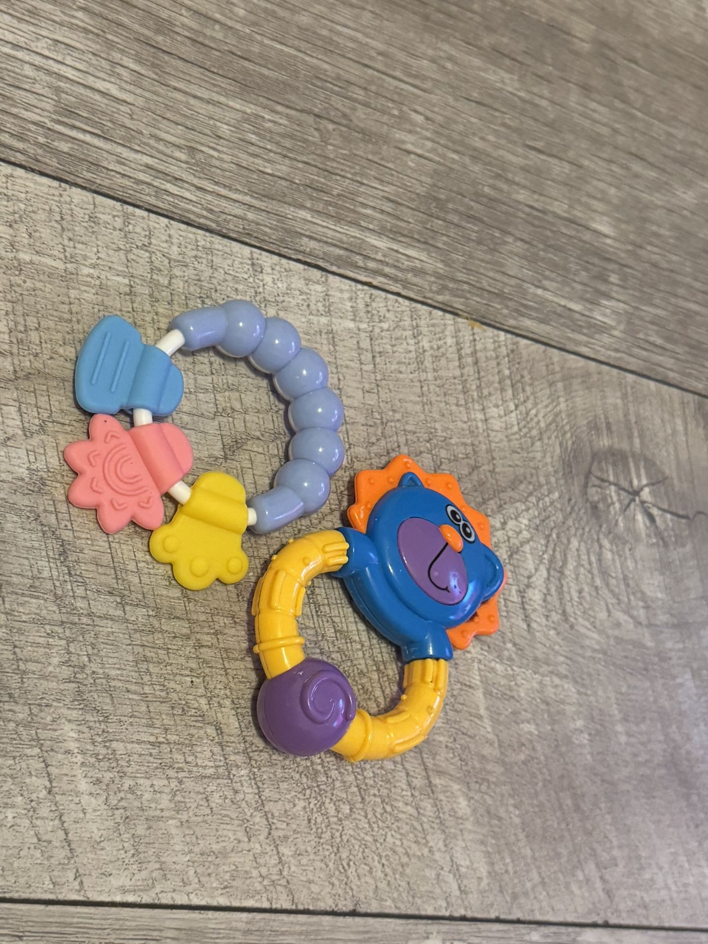 Baby Rattle Toys - Lion and Beads
