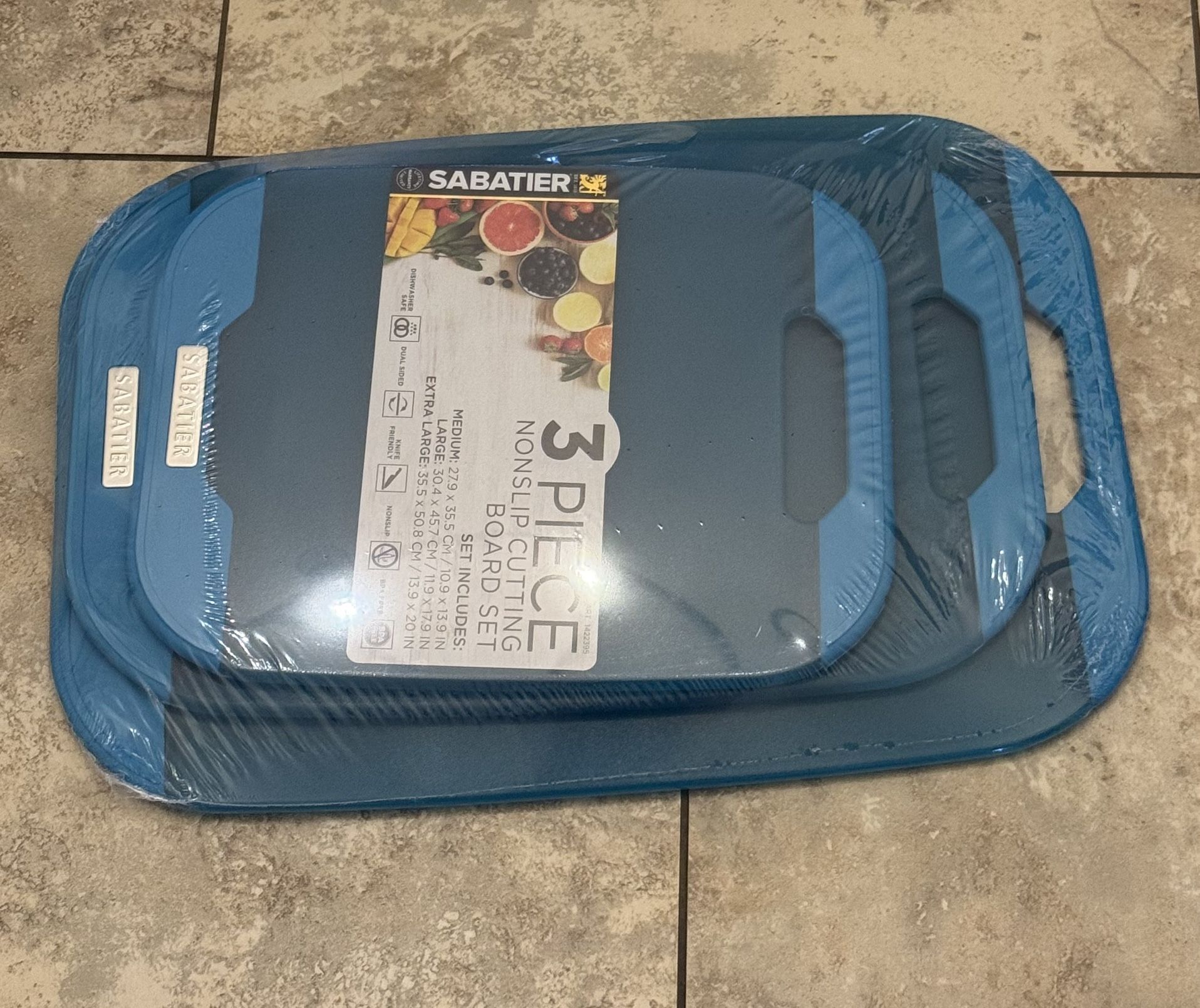 New Cutting Board Set 3 Piece