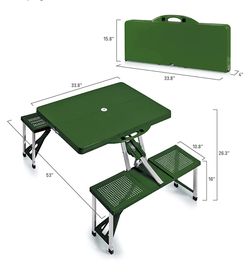 Picnic Table - Foldable to Carrying Case