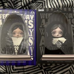 SKULLPANDA x WEDNESDAY (Classic or Nevermore Academy Uniform Version) VINYL PLUSH DOLL