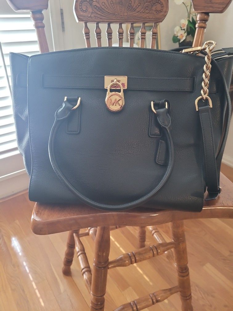 Michael Kors Leather Hamilton Large Sachel bag