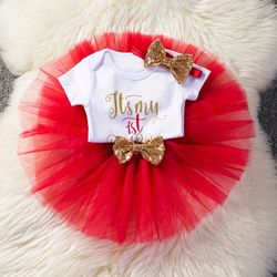 Red tutu dress