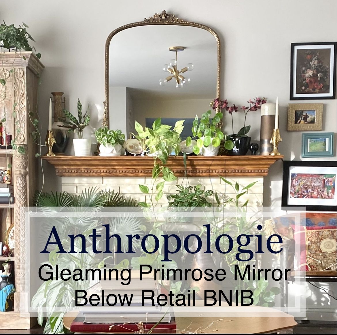 Anthropologie Gleaming Primrose Mirror - Open Box