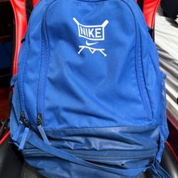 Blue Nike Baseball Bag