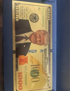 24 Karat Donald Trump Gold Note