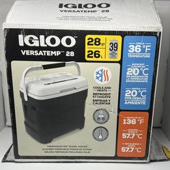 Igloo Versatemp 28qt Portable Thermoelectric Cooler Gray