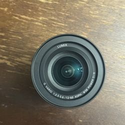 Panasonic Lumix G Vario 12-60mm F3.5-5.6 Power O.I.S. MFT Lens 