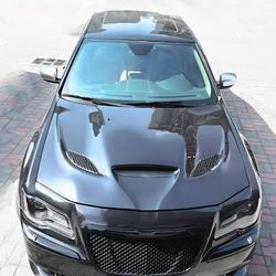 Hoods 2011-2023 CHRYSLER 300 300C HELL-C style ALUMINUM hood with vented bezel 2011 2012 2013 2014 2015 2016 2017 2018 2019 2020 2021 2022 2023 Sale