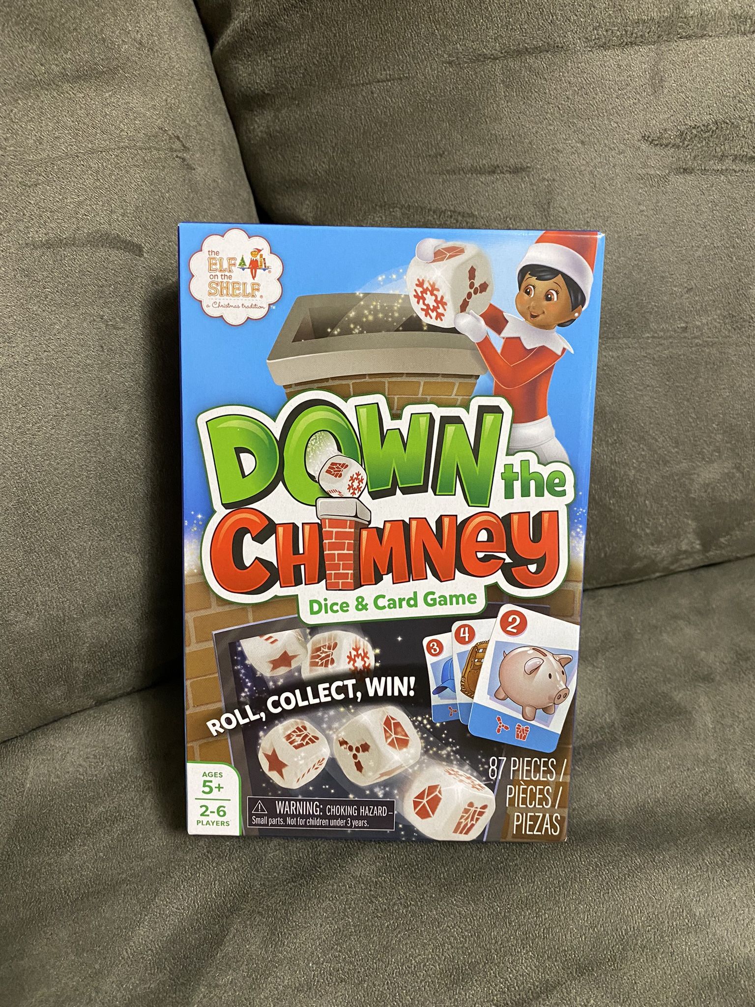 BRAND NEW DOWN THE CHIMNEY DICE AND CARD GAME