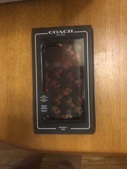 iPhone 11 Pro Coach Carriage Print Case