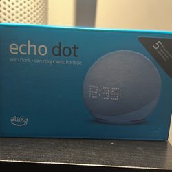 Echo Dot Clock 5th Gen 