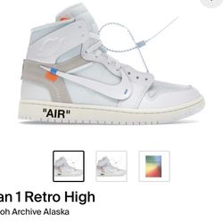 VAA Jordan 1 Alaska Size 8.5 New Ds 