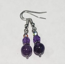 Purple Earrings