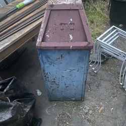 Open Top Green Big Garbage Can for Industrial