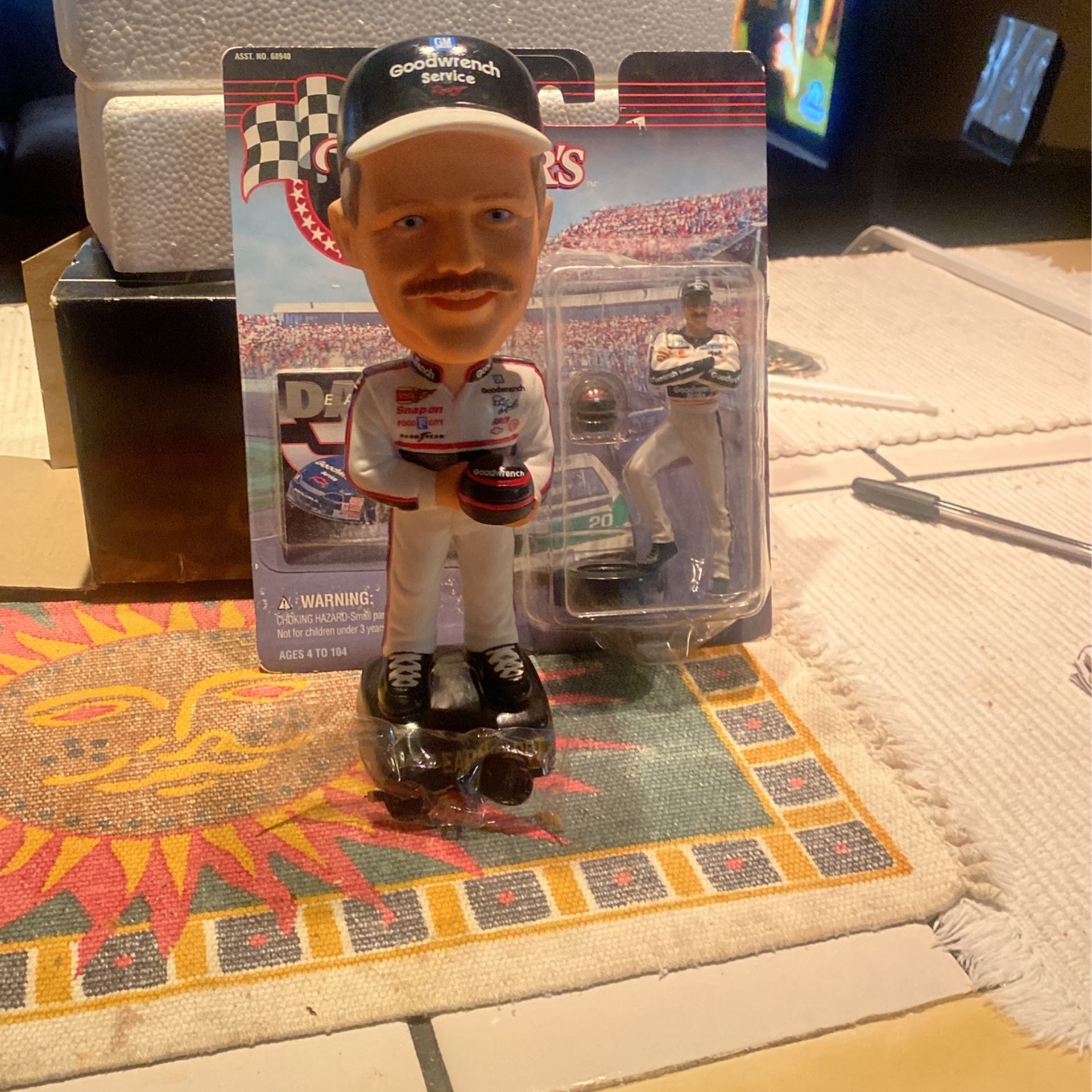 Dale Earnhardt Bobble Head And Action Figure