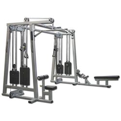 Legend 4 Stack Multi Gym / Jungle Gym Crossover, Lat Pull Down, Low Row- Commercial Equipment