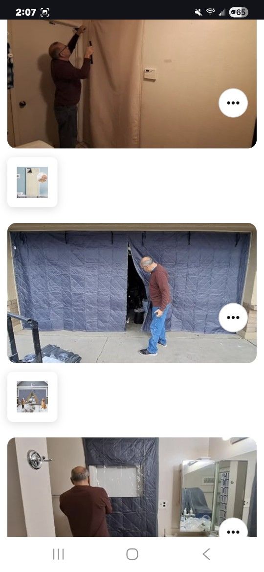 Garage door cover.
