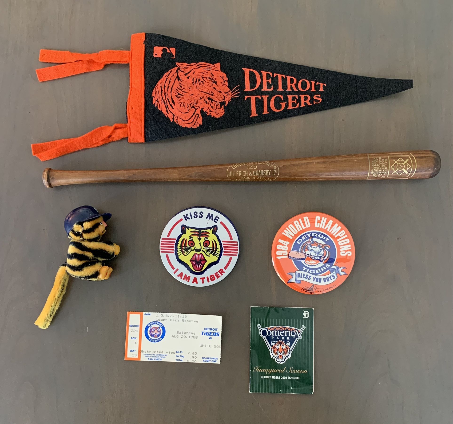 Detroit Tigers Vintage Memorabilia