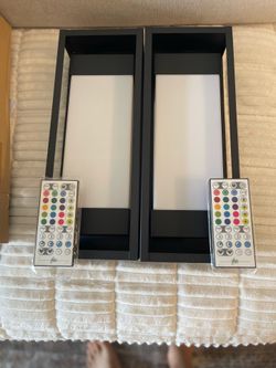 New box 2 pcs Outdoor Wall Light, RGB Color Changing Sconce with App & Voice Control, Dusk to Dawn Outdoor Lightin