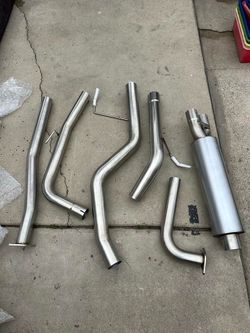 04-15 Nissan Titan stainless steel catback exhaust