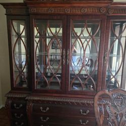 Dining Table Set With China Cabinet