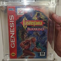Sega Genesis  Castlevania Bloodlines Wata 9.2 A+