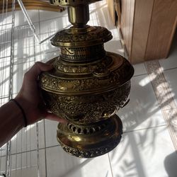 Antique Brass Lamp