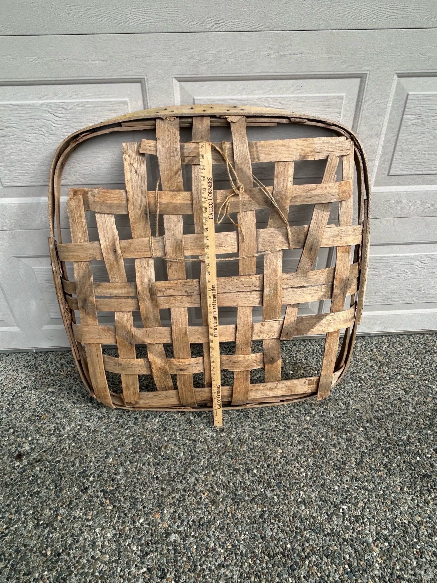 Vintage Tobacco Basket