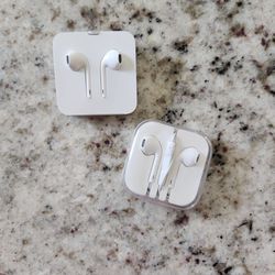 Two Pair Of New Apple Earbuds