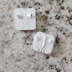 Two Pair Of New Apple Earbuds