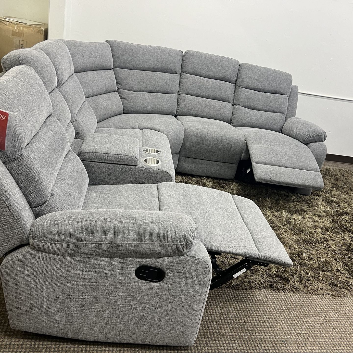 🛋️NEW!! BARGAIN 2 Recliner Sectional STILL IN BOX 📦 