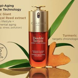 Clarins double face serum brand new 1.7 oz, Retail $165