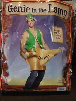 Adult one size men's Genie costume