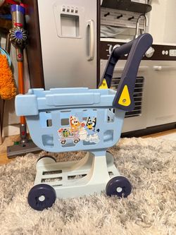 Bluey grocery cart