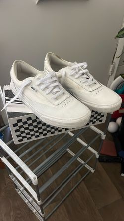 Vans 11.5, White curren caples