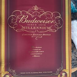 Budweiser Millennium limited edition Bottle 