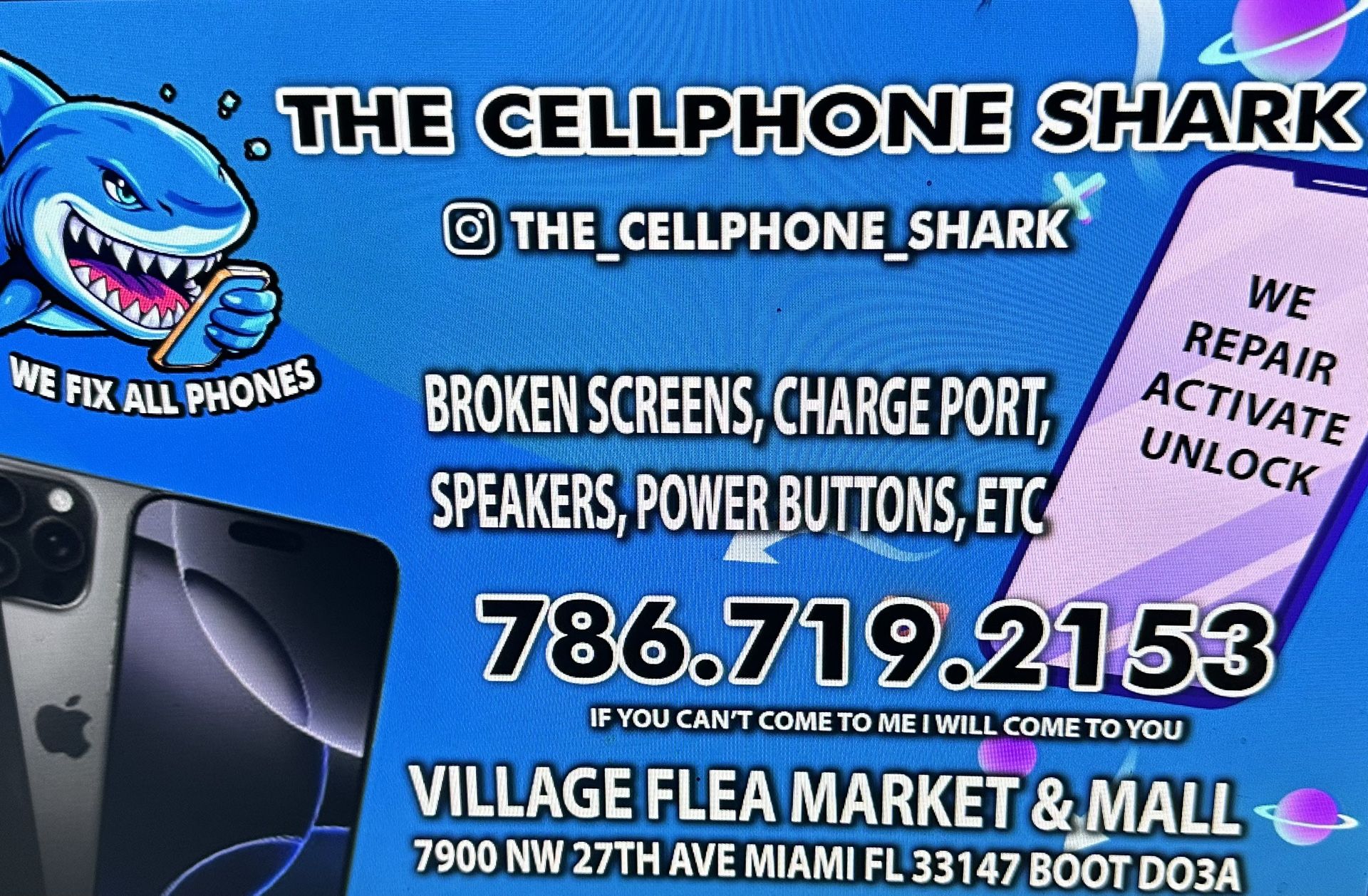 The cell phone shark 🦈 in town 🔥