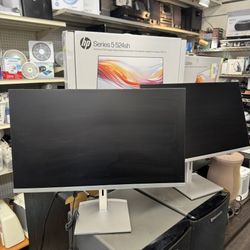 HP - 23.8" IPS LED FHD 100Hz Monitor with Adjustable Height (HDMI, VGA)Excellent Condition Like New 