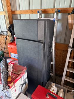 Plastic truck / trailer box (black) $20