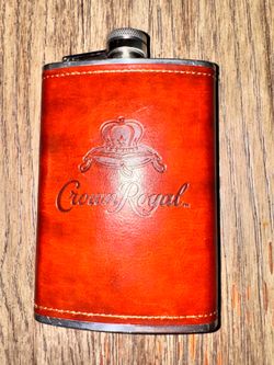 Crown Royal Leather flask 8oz