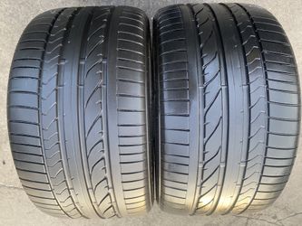 2 Bridgestone Dueler  Hp Sport 315-35-20  Run Flat OEM BMW